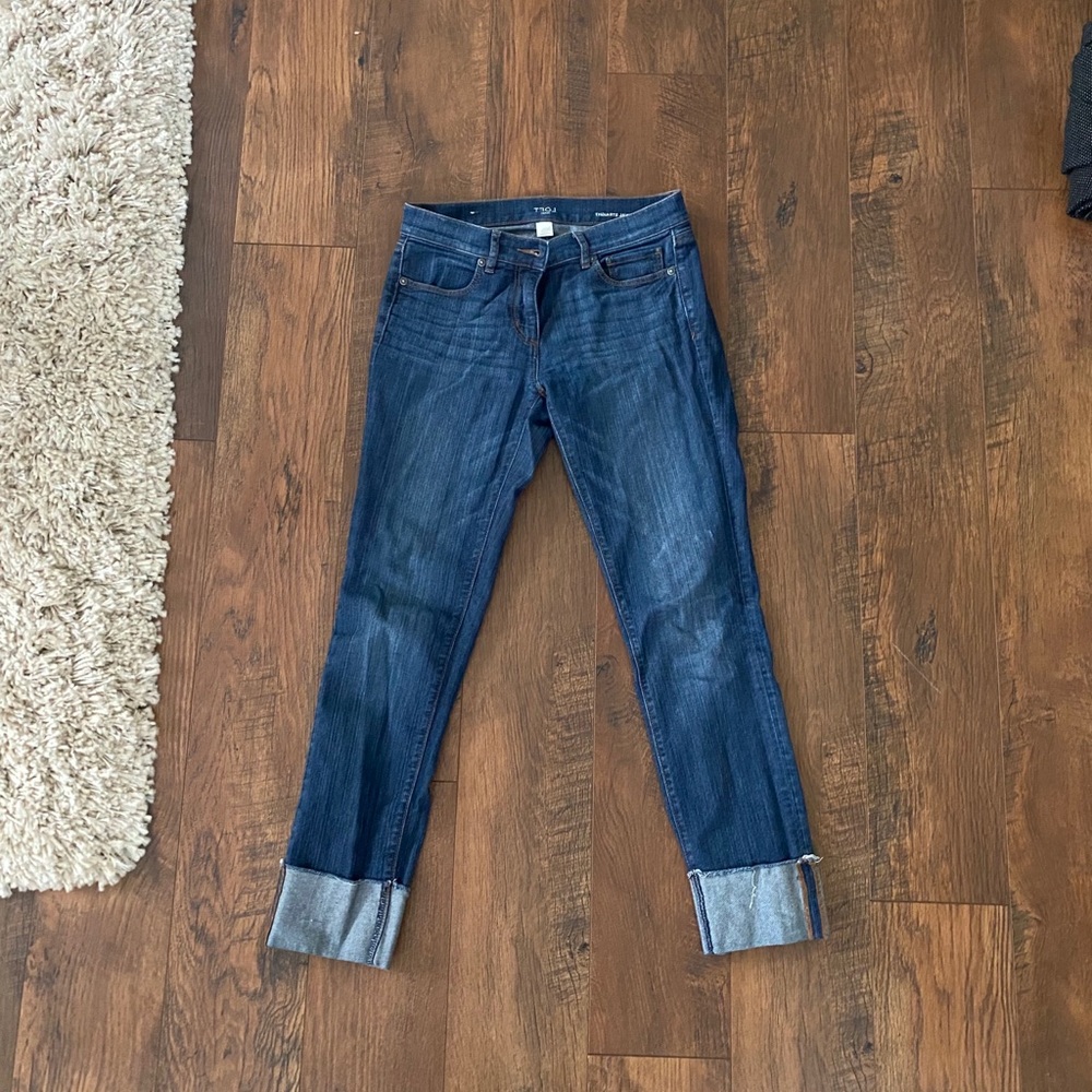 Loft Cuffed Jeans - Picture 2 of 2
